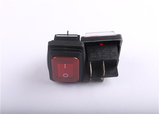Tombol Tahan Air Sesaat Rocker Switch, Miniatur Rocker Beralih 32x25mm